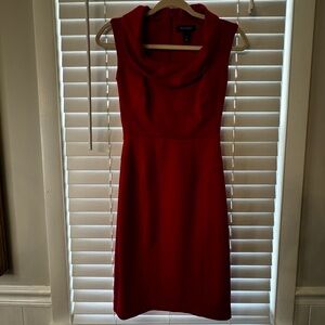 White House Black Market Red Sheath Dress